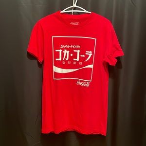Coca-Cola Official merchandise Japan t-shirt RED